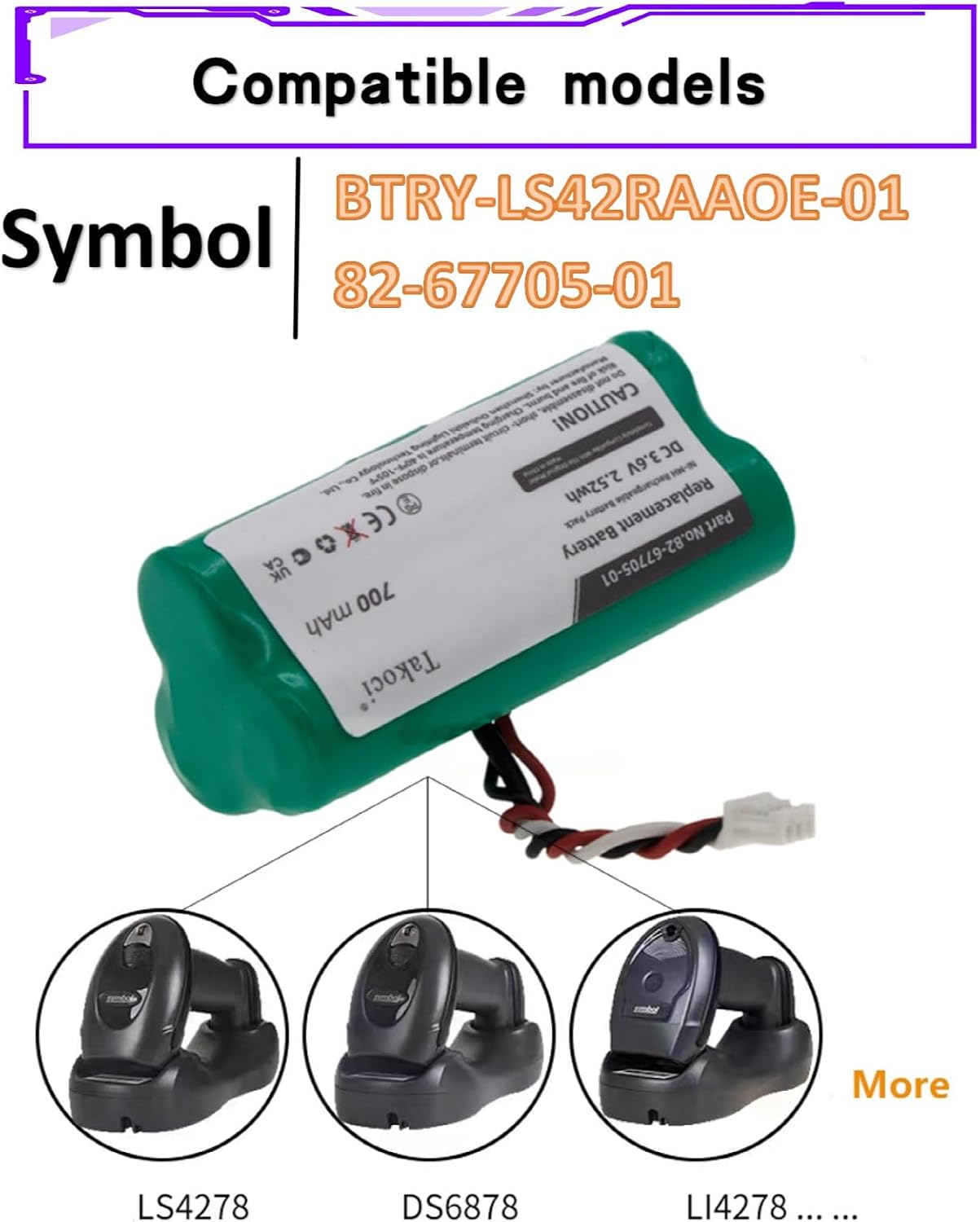 Batterie pour Motorola DS6878