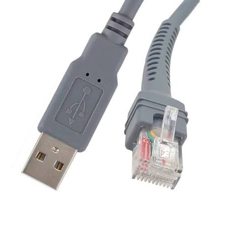 Câble USB pour Scanner de Codes-Barres Symbol LS2208 / LS4208