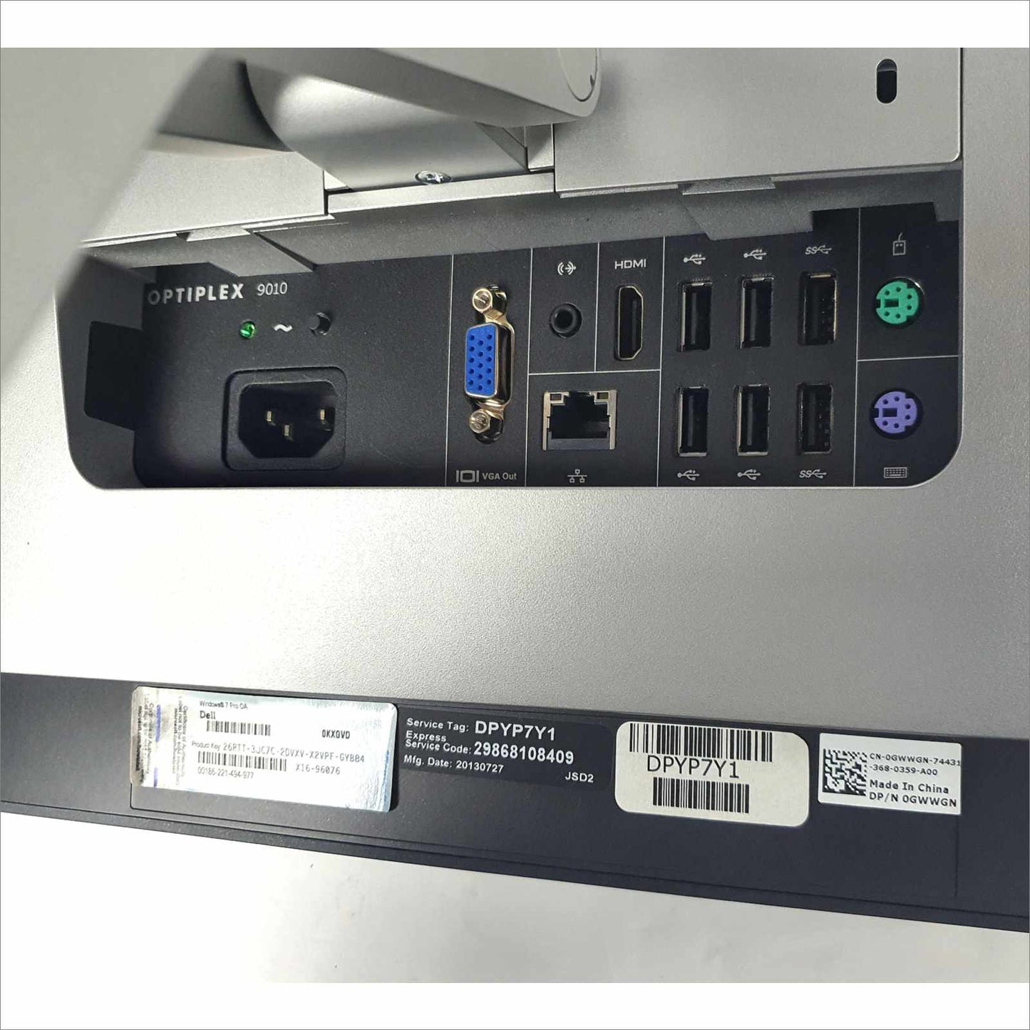 DELL OptiPlex 9010 AIO i5/4Go/128Go SSD