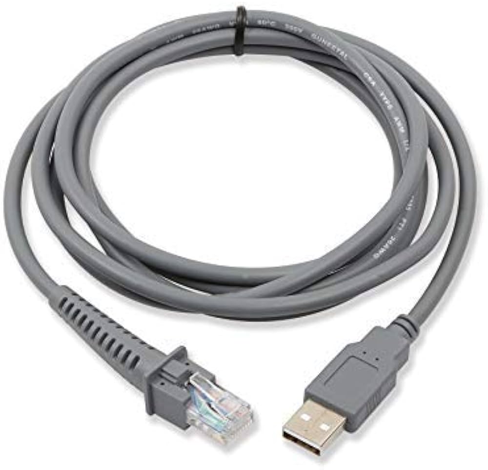Câble USB pour Scanner de Codes-Barres Symbol LS2208 / LS4208