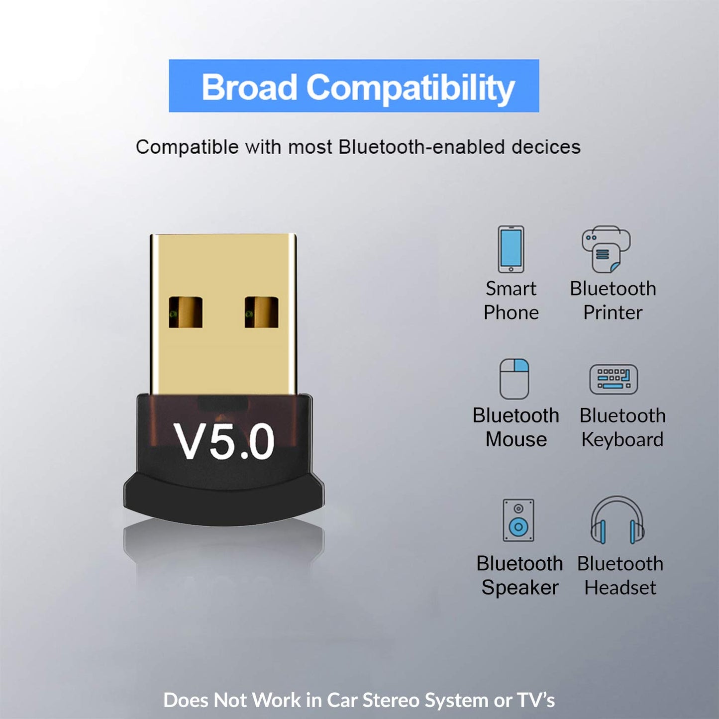 Dongle Bluetooth CSR 5.0 USB