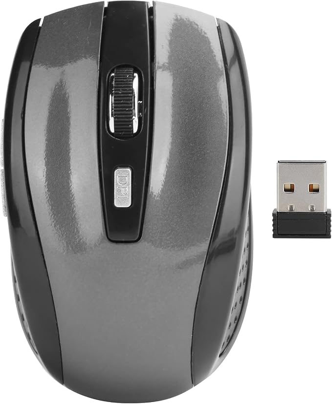 Enet Souris Optique Sans Fil 2.4GHz 1600 DPI – Nano Receiver, Portée 10M