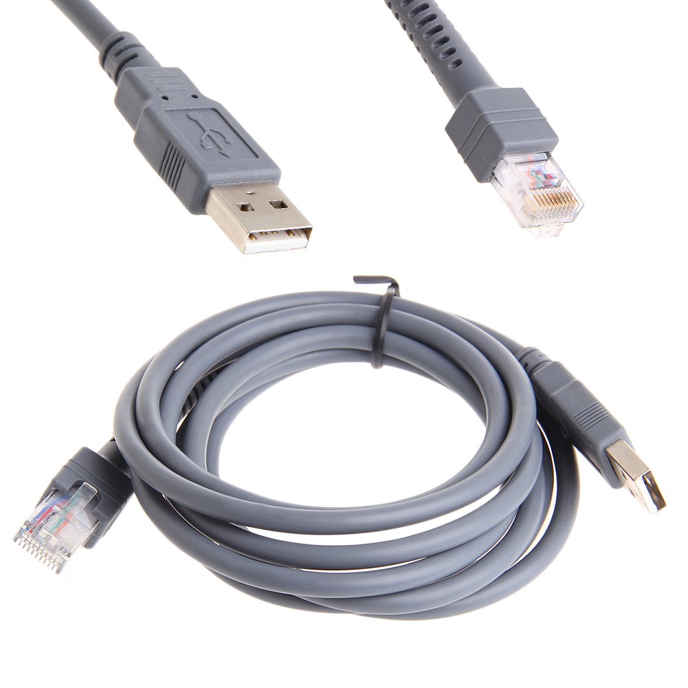 Câble USB pour Scanner de Codes-Barres Symbol LS2208 / LS4208