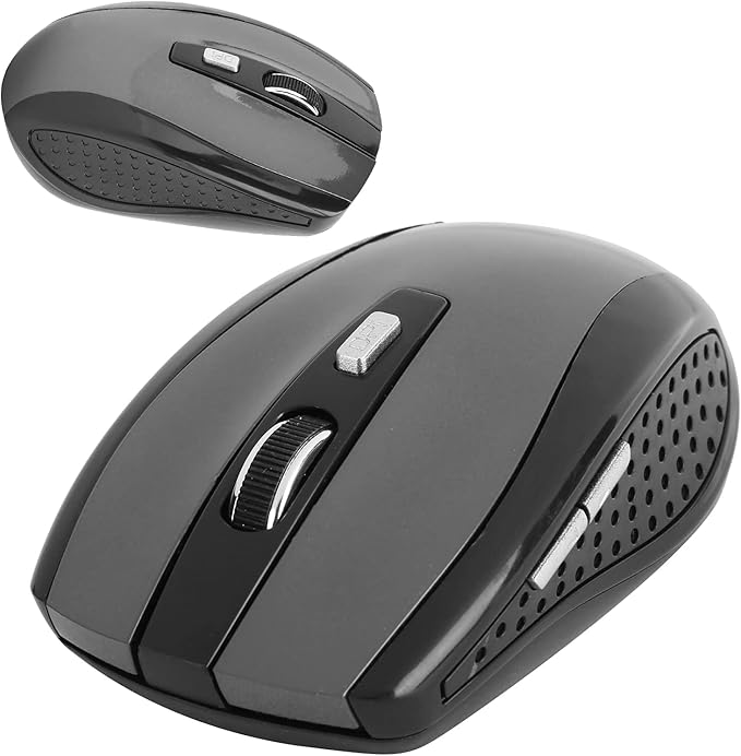 Enet Souris Optique Sans Fil 2.4GHz 1600 DPI – Nano Receiver, Portée 10M