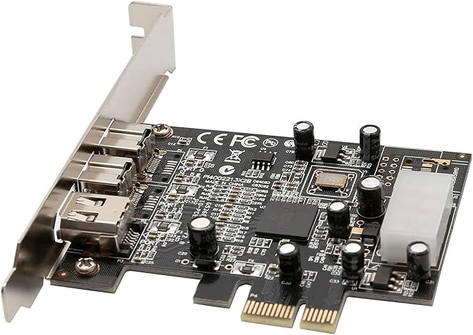 Carte contrôleur FireWire SYBA SY-PEX30016 PCI Express – 3 ports IEEE 1394