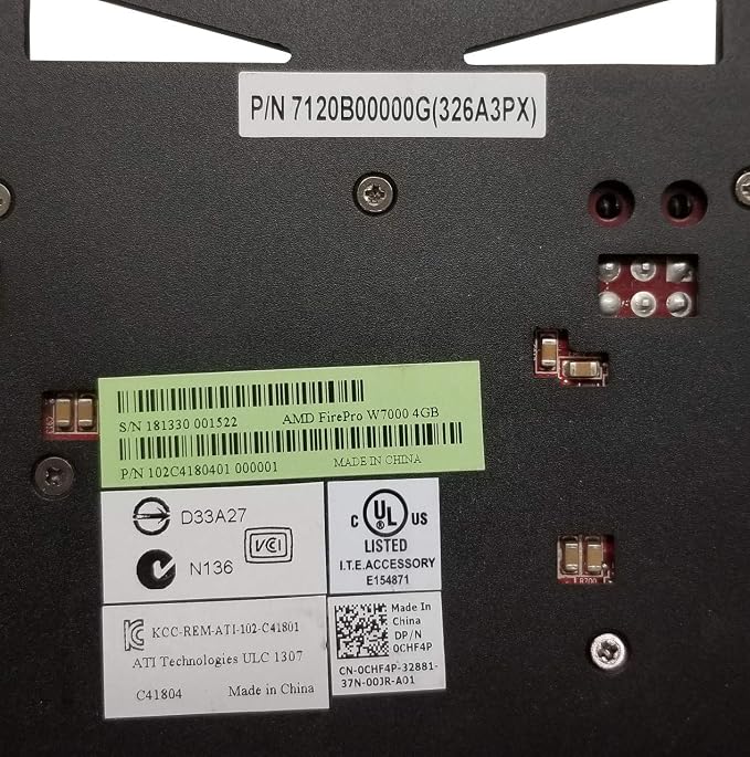 Carte graphique AMD FirePro W7000 4 Go occasion Maroc