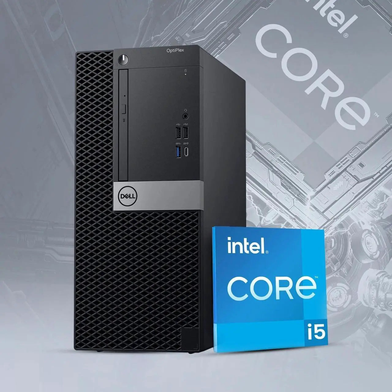 Dell OptiPlex 5060 Mini Tower – Core i5 8ème Gén. | 8 Go RAM | 256 Go SSD