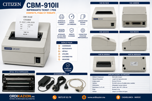 Citizen CBM-910II – Imprimante Ticket / POS