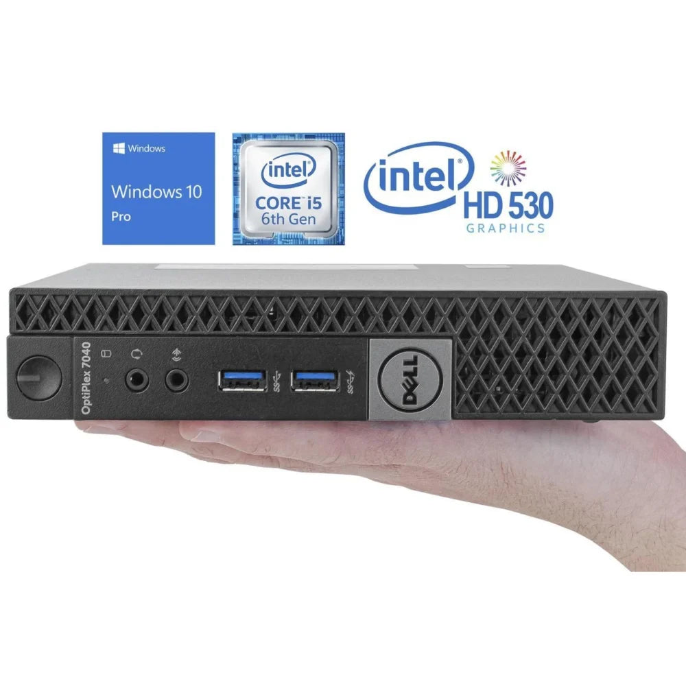 Dell OptiPlex 7040 Micro i5 6ème Gén / 8Go / 256Go SSD