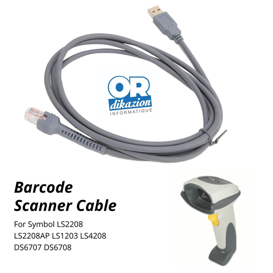 Symbol DS6707 Lecteur Code-Barres  avec Câble USB