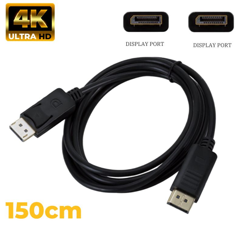 Câble DisplayPort 1.5m Original – Qualité Premium 4K/8K