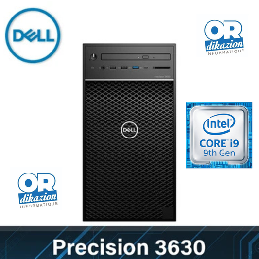Dell Precision Tower 3630 – i9 9ème Gén | 16 Go RAM | SSD 512 Go