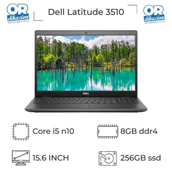 Dell Latitude 3510 15.6" / i5-10500 / 8 GB RAM / 256 GB SSD