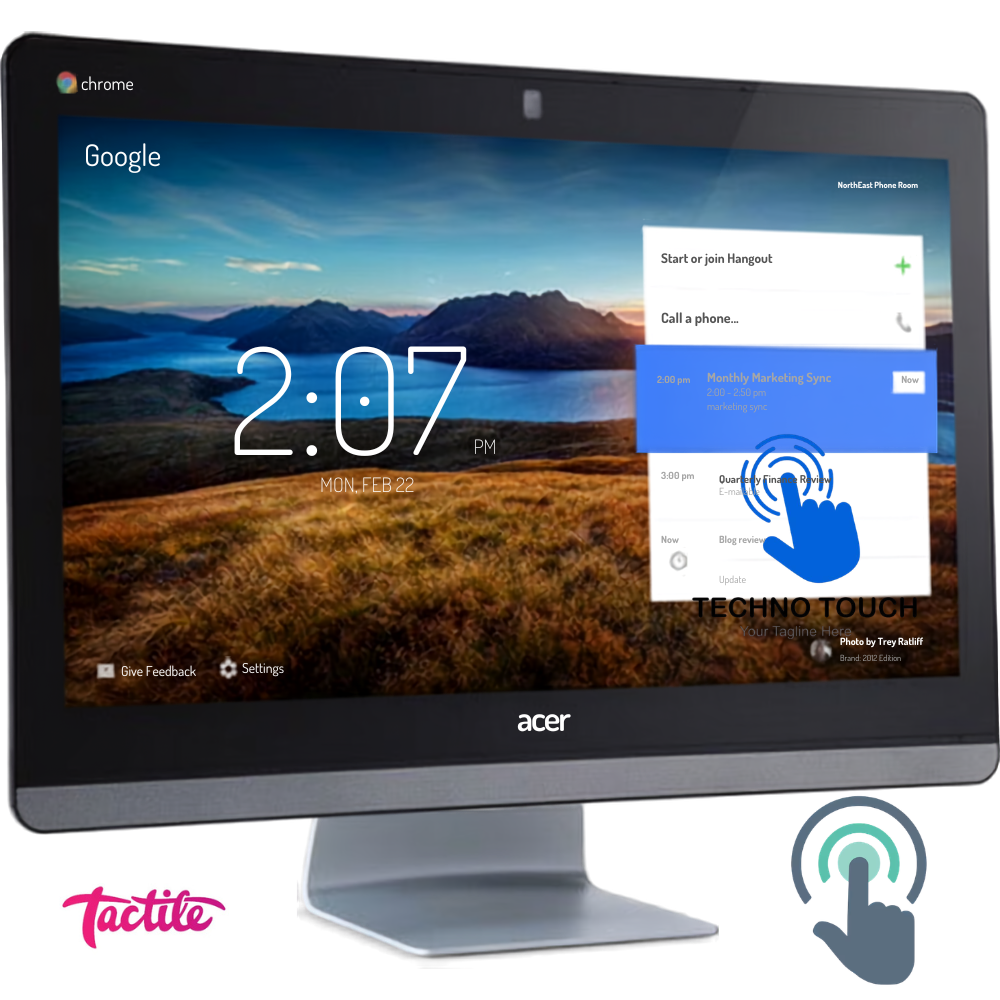 Acer Chromebase 24 CA24I – All-in-One Tactile 23.8" Full HD, Core i7, 8 Go RAM, 32 Go SSD