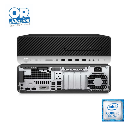 HP EliteDesk 800 SFF G5 – i5 9eme Gén / 8 Go RAM / 256 Go SSD Reconditionné