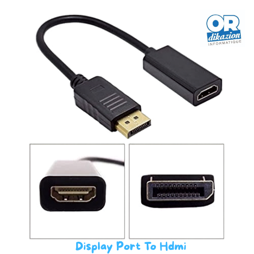 Adaptateur DisplayPort vers HDMI