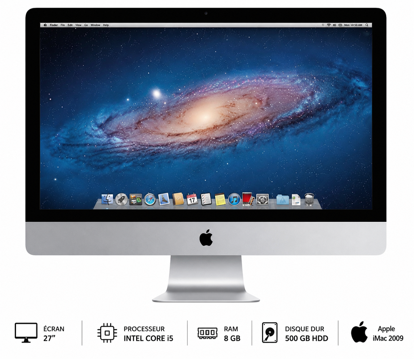 Apple iMac 27" – Intel Core i5 – 8 Go RAM – 500 Go HDD
