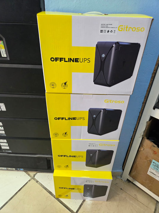 Onduleur 600 VA/360 W série GF GF600, alimentation de secours hors ligne avec batterie de secours, écran LCD intelligent et protection contre les surtensions pour ordinateur