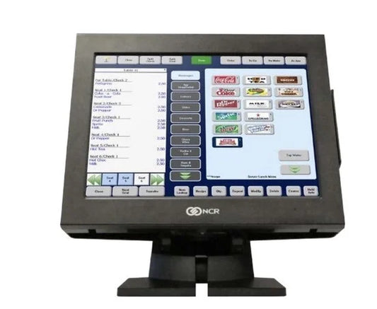 Caisse Tactile NCR 7754 – CPU Atom, RAM 4 Go, SSD 40 Go, Écran 15 Pouces