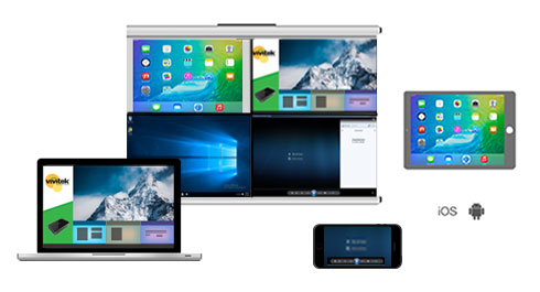 Vivitek NovoTouch LK7530i – Écran interactif tactile 75" 4K UHD – 20 points – Android – NovoConnect