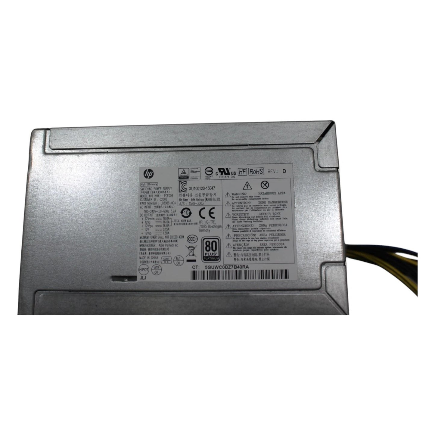 Alimentation HP Z240 Workstation 400W Desktop