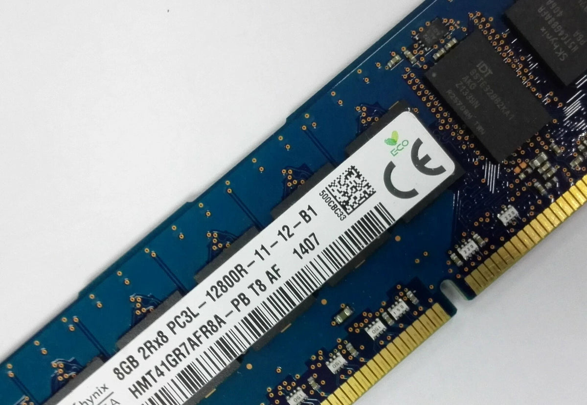 SK Hynix 8GB DDR3L PC3L-12800R ECC Registered 1600MHz – RAM Serveur / Workstation